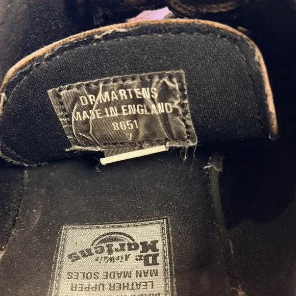 Dr. Martens 8651 Chunky Oxford Shoes Brown Leather Made in England Size 7 - Picture 13 of 13